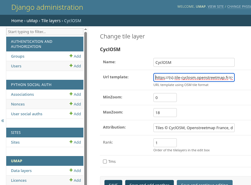 Add tile layer page